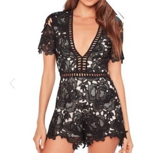 New* Misguided‎ ladder lace Romper